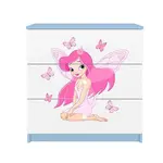 Dětská komoda Babydreams modrá - Víla 1