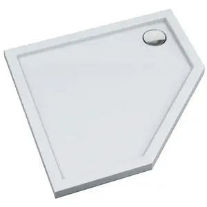 Päťuholníková vanička Espera Aqm2398 90x90x5 biela