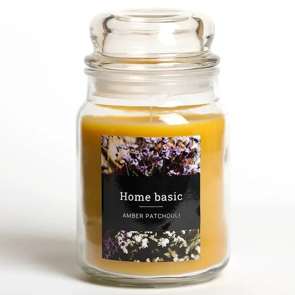 Vonná sviečka Amber Patchouli 9,5x16 cm