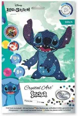 Crystal Art samolepka - Stitch