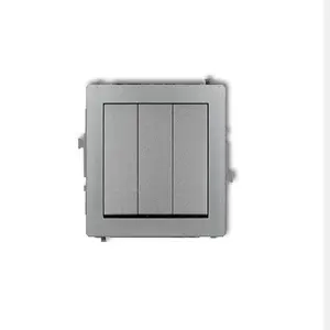 DWP-7 Trojitý vypínač strieborný