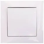 Jednopólový vypínač Wesa biely