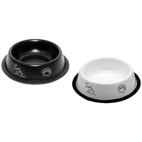 Miska nerezová matná farebná s potlačou 0,22 l/11 cm