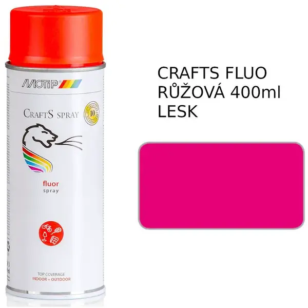 Crafts 400ml Fluo Ružová 696459