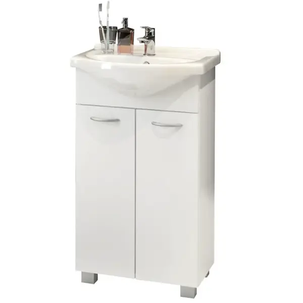 Skříňka s umyvadlem Pik 45 bílý