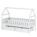 Posteľ Domček Domi 90x200 white