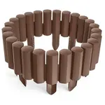 Zahradní palisáda PA22 (sada 8 ks) Stella Green  hnědá