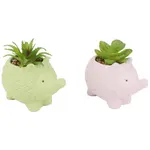 Umělá rostlina v květináči 10x12cm mix 98896