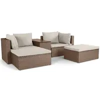 Zahradní sestava z umělého ratanu Centro 5 natural