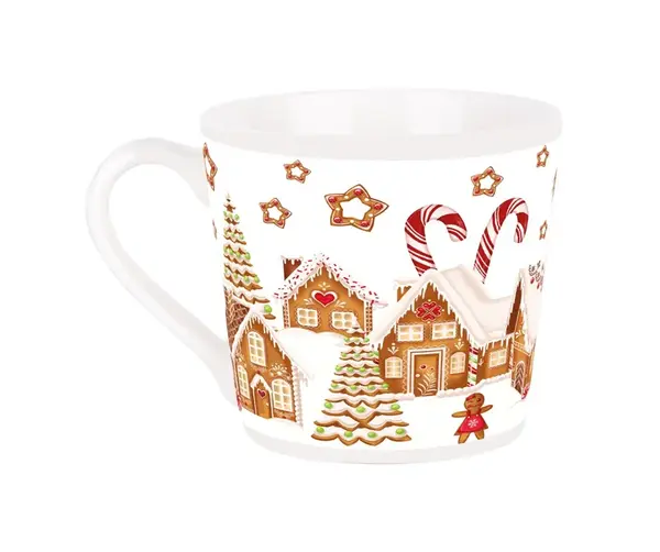 Toro Keramický hrnek Perníková vesnička 400 ml 1 ks