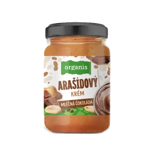 ORGANIS Arašidový krém s mliečnou čokoládou 920 g