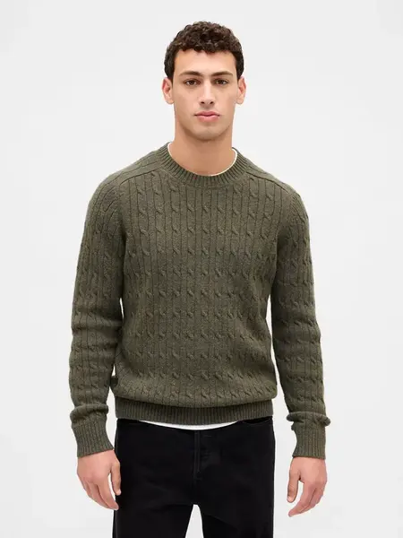 GAP Knitted Merino Wool Sweater - Men's
