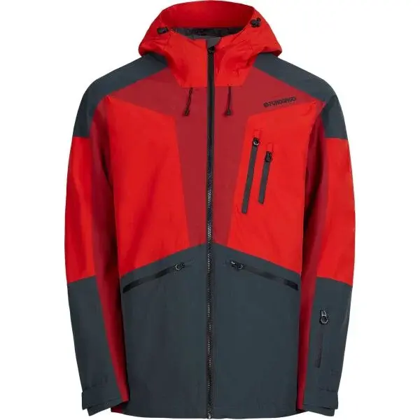 FUNDANGO RIGEL ECO Pánská lyžařská/snowboardová bunda, červená, velikost
