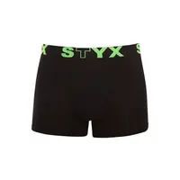 Styx Pánské boxerky sportovní guma černé (G962) S