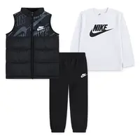 Nike boys 3 pc vest ls pant set 98-104 cm