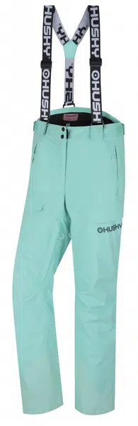 Husky Grati L M, light mint Dámské lyžařské kalhoty