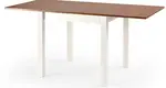 HALMAR Jídelní rozkládací stůl GRACJAN olše / bílý 80-160x80 cm