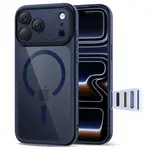 Tech-Protect MagPeak MagSafe CC, iPhone 17 Pro Max, tmavě modrý / průhledný