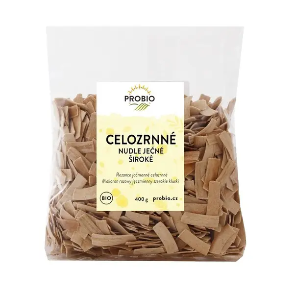 PROBIO Nudle ječné celozrnné BIO 400 g