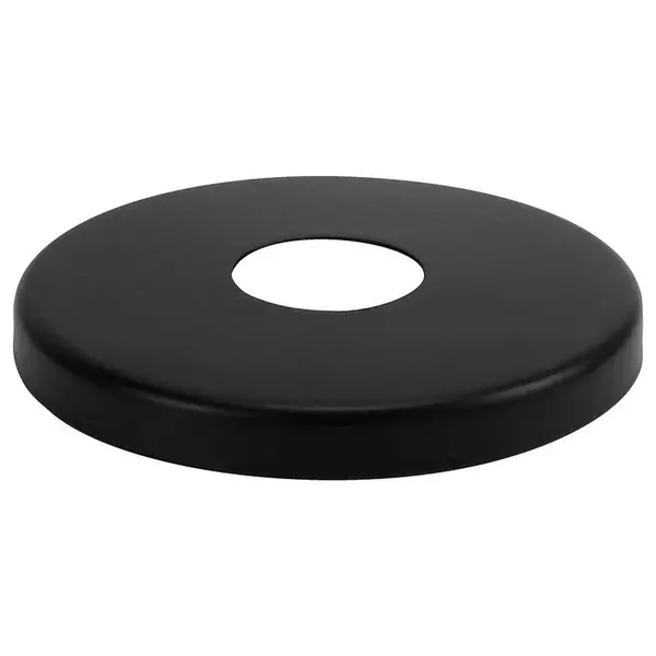 Rozeta 1/2˝ plochá čierna h-8, d-70