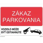 Zákaz parkovania, odťah A4