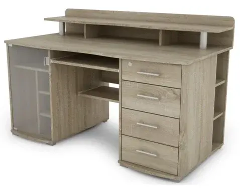 PC stůl Picasso, dub sonoma