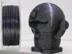Gembird 3DP-PLA-MX3-01-GBK, 3D filament, PLA, 1,75mm, 1000g, "Three galaxy" černý (Black)