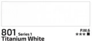 Kvašová barva Rosa 20ml – 801 Titanium White