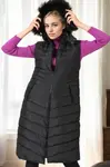 Z9752 DEWBERRY WOMEN'S VEST-BLACK