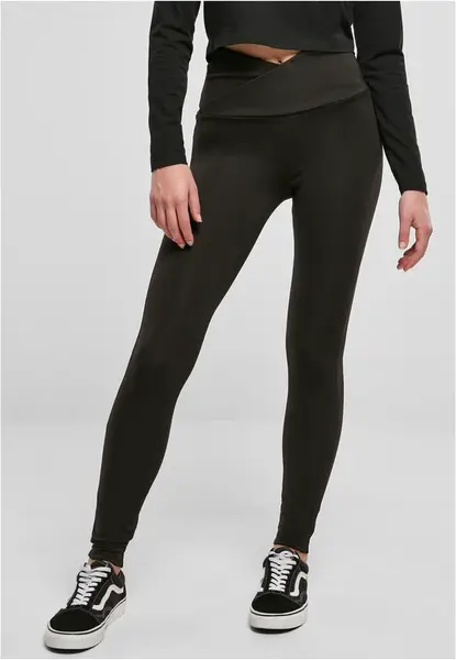 Women's leggings Recycled At the waist black