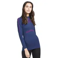 Dámské funkční triko CRAFT Active Intensity CN LS tmavě modrá s růžovou XS