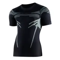 Pánské funkční triko Brubeck Dry s krátkým rukávem Black/Graphite M