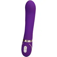 Vibe Couture Vibrátor s dvojitým silikonem Front Row Purple 22 cm