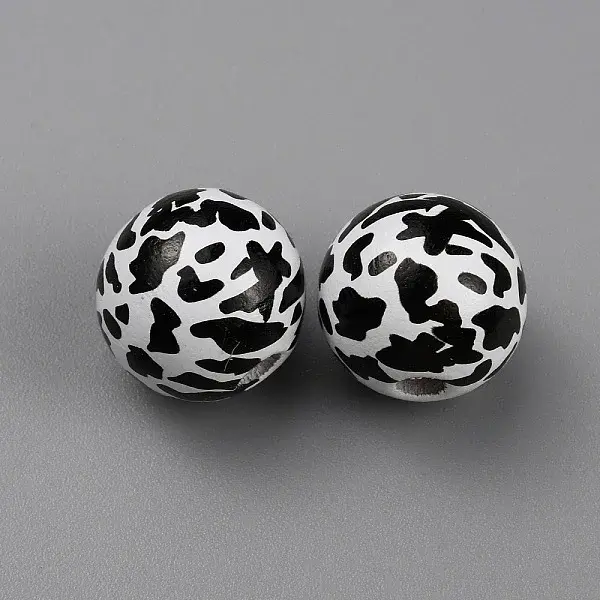 Printed Wood Beads