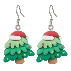 Christmas Resin Dangle Earrings