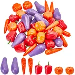 40Pcs 4 Styles Foam Artificial Vegetables
