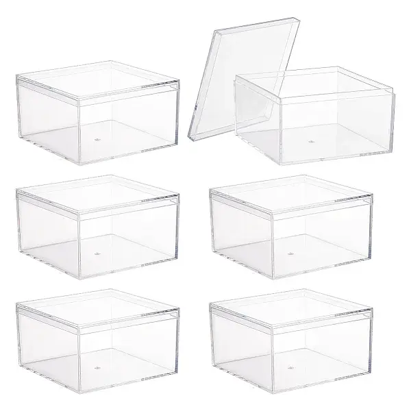 Transparent Acrylic Packaging Boxes with Lid