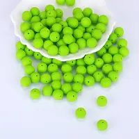 Round Silicone Focal Beads