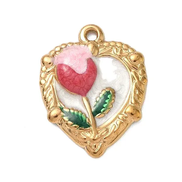 304 Stainless Steel Enamel Pendants