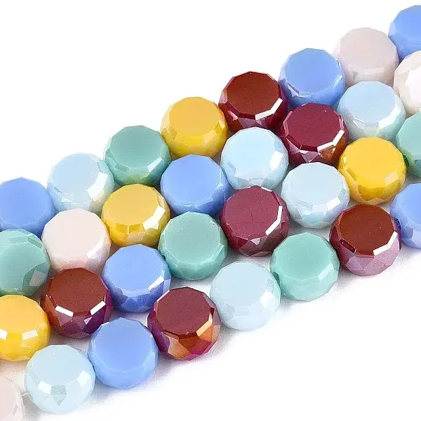 Electroplate Glass Beads Strands