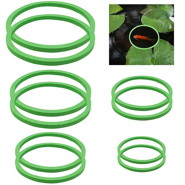 2 Sets EVA Foam Feeding Ring for Fish