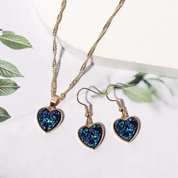 Alloy & Resin Jewelry Sets