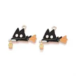 Halloween Theme Alloy Enamel Pendants