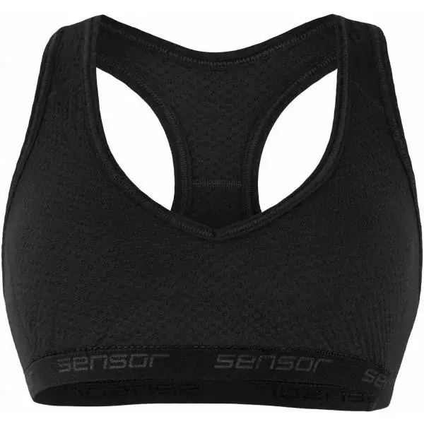 Sensor MERINO DF BLK Dámska podprsenka, čierna, veľkosť