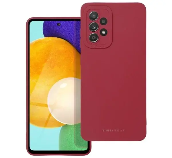 Zadní ochranný kryt Roar Luna pro Samsung Galaxy A52 4G/5G / A52s, červená