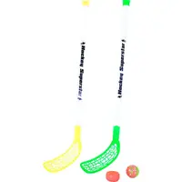 Rappa Hokejky florbalové s loptičkou a pukom 80 cm