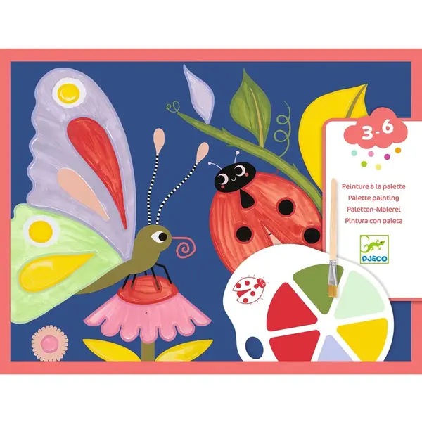 Maľovanie s paletou - potvorky z lúky