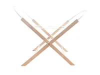 Ahojbaby Stojan na Mojžišov košík pre bábätká Smart Natural bez laku