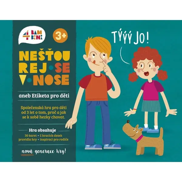 Nešpáraj sa v nose! alebo Etiketa pre deti – nová generácia