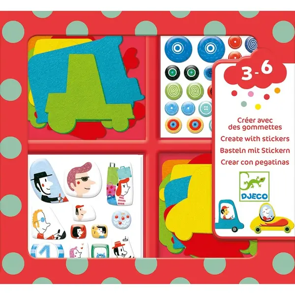 Hra so samolepkami – Máme radi autá